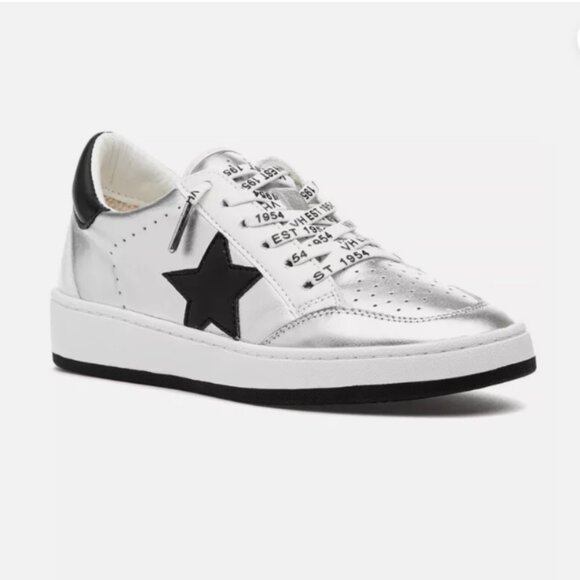 Vintage Havana Shoes | Vintage Havana Cristo Sneaker Washed Silver - Picture 1 of 6